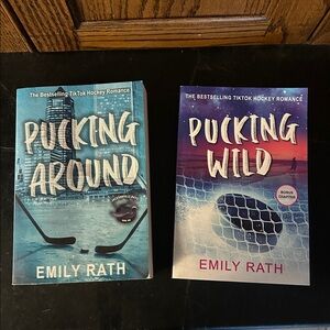 Pucking Around and Pucking Wild Book Set by - Blue and Purple Covers